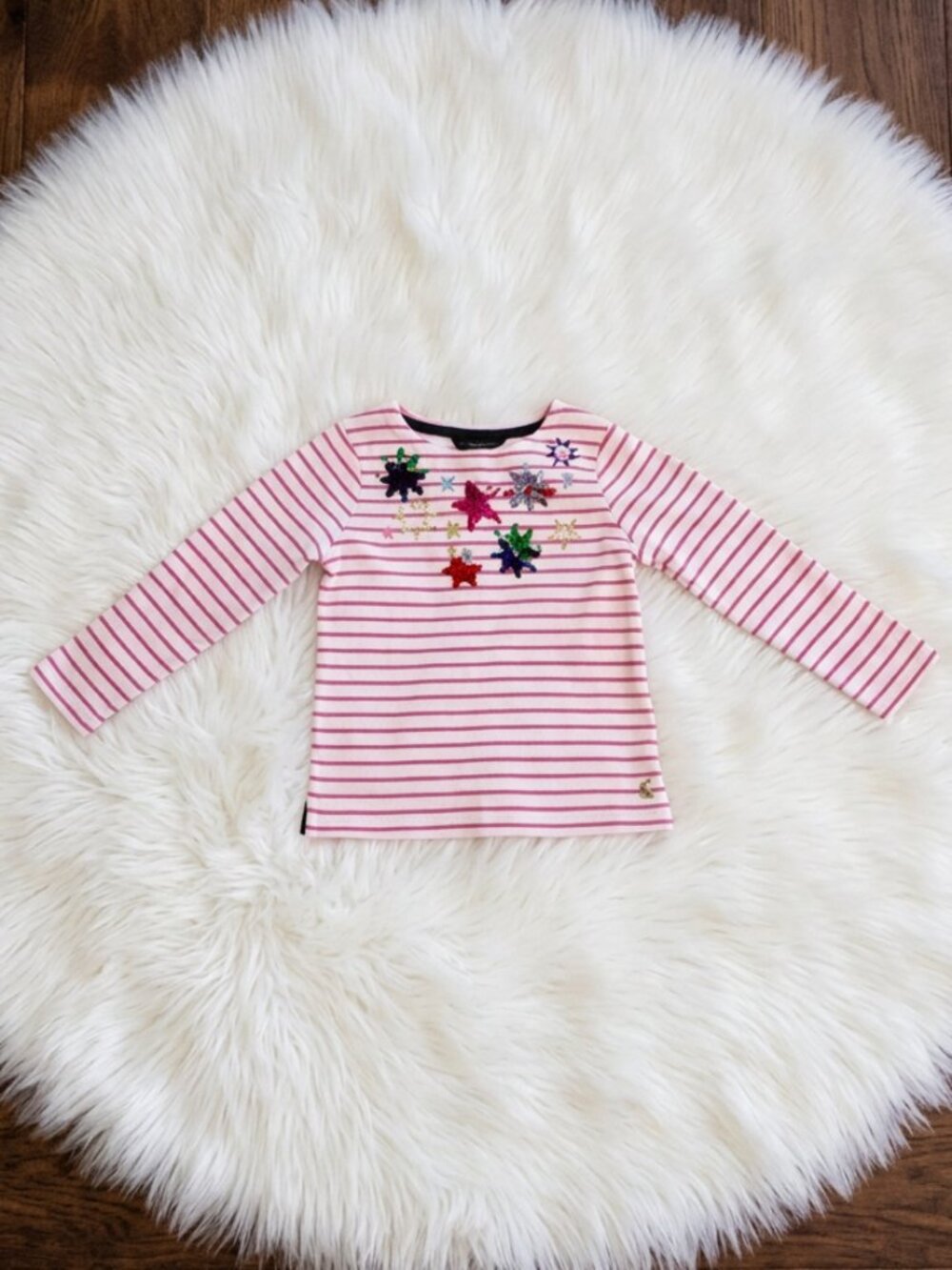 NWT Joules Harbor Luxe Star Top Size 4Y